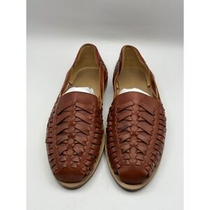 Nisolo Brandy Leather Huaraches sandals